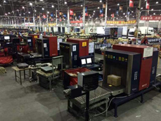 Hundreds of Defense Plus X Ray Baggage Scanner are installed in different express warehouse of different city